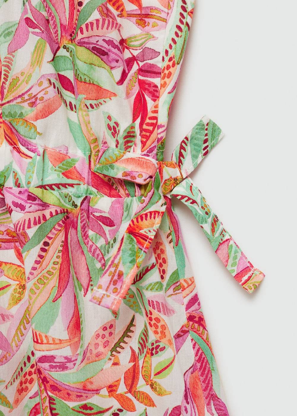 Mango Kleid mit Tropenmuster Clearance-Verkauf