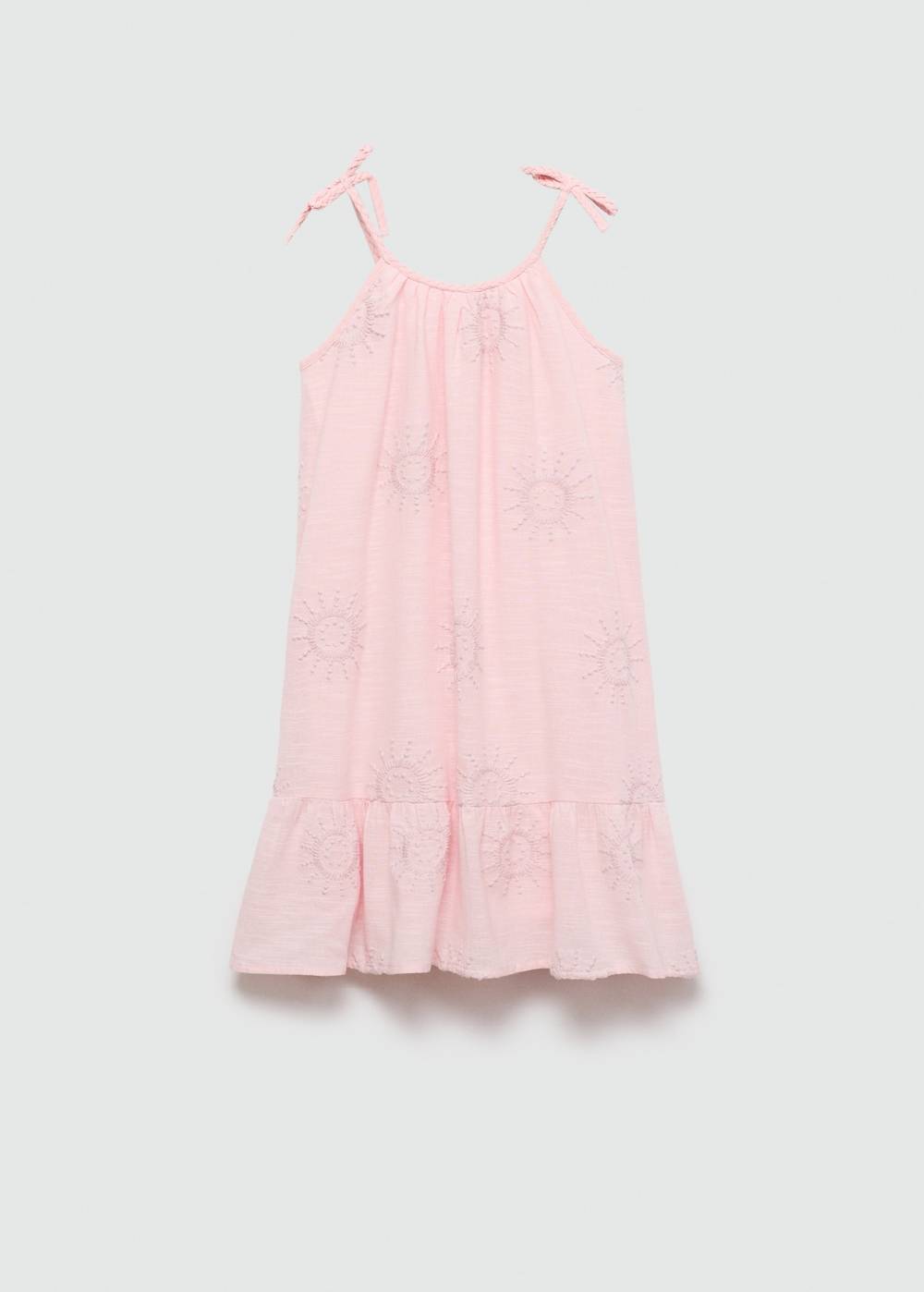 Mango Kleid mit gestickten Details Kostenloser Versand international
