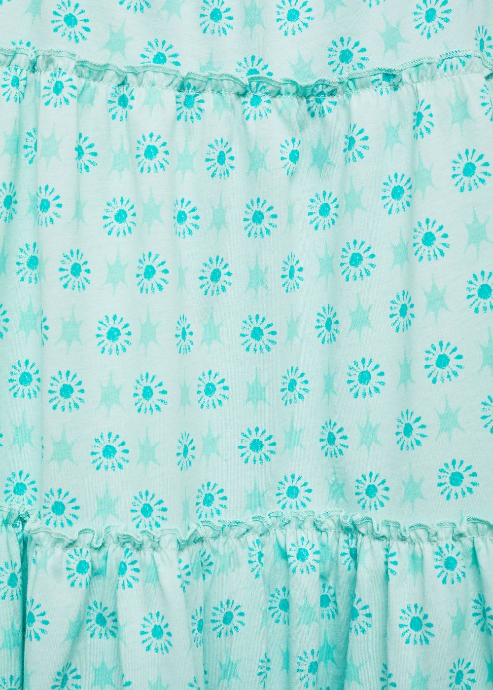 Mango Bedrucktes Kleid mit Perlen Speichern exportieren
