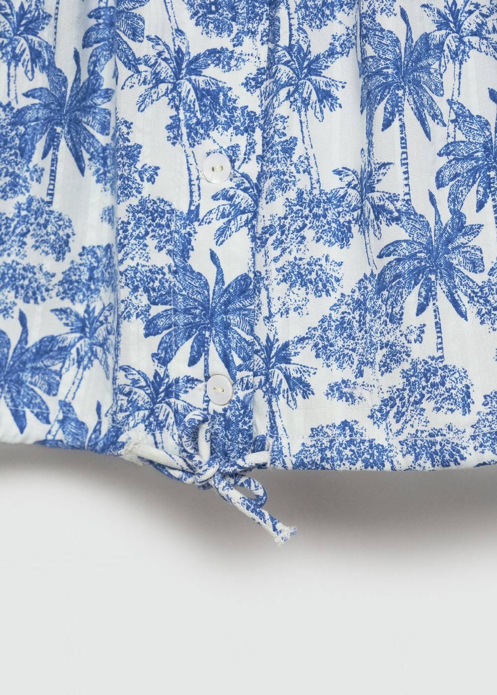 Mango Top mit Palmenprint Rabatte dieses Monats
