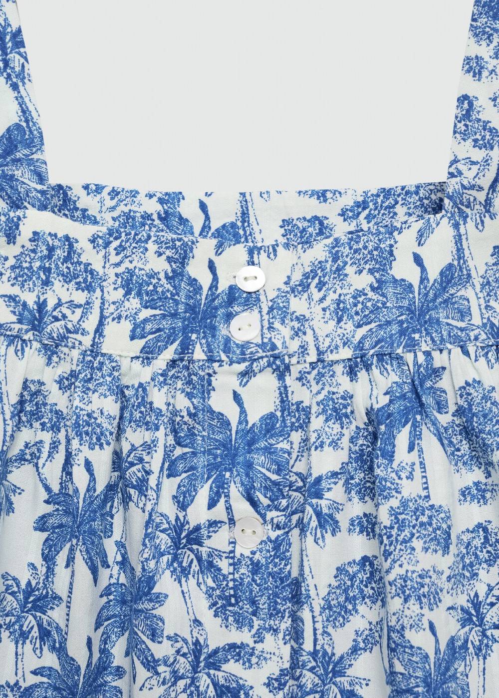Mango Top mit Palmenprint Rabatte dieses Monats