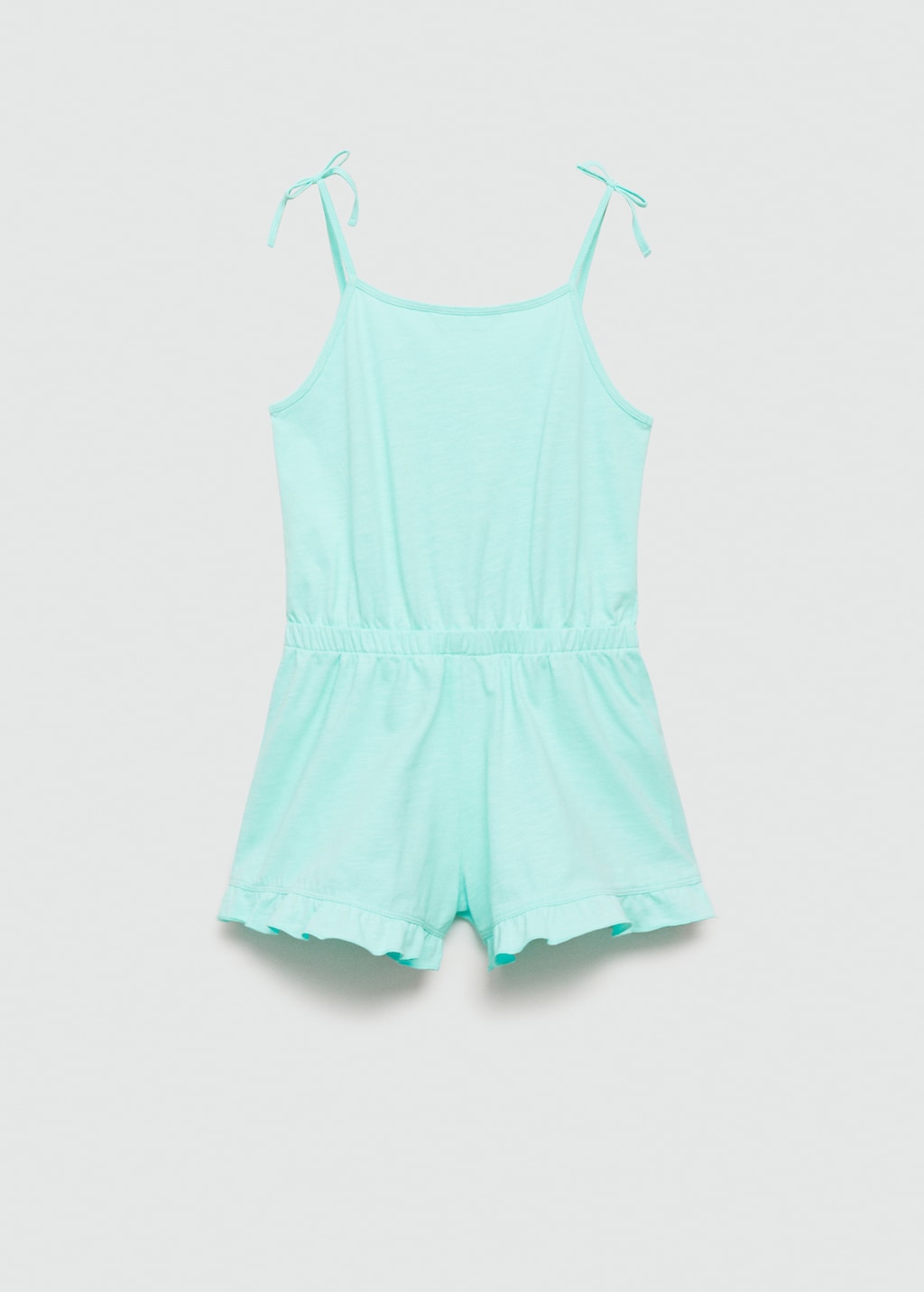 Mango Kurzer Baumwoll-Jumpsuit Schlussverkauf