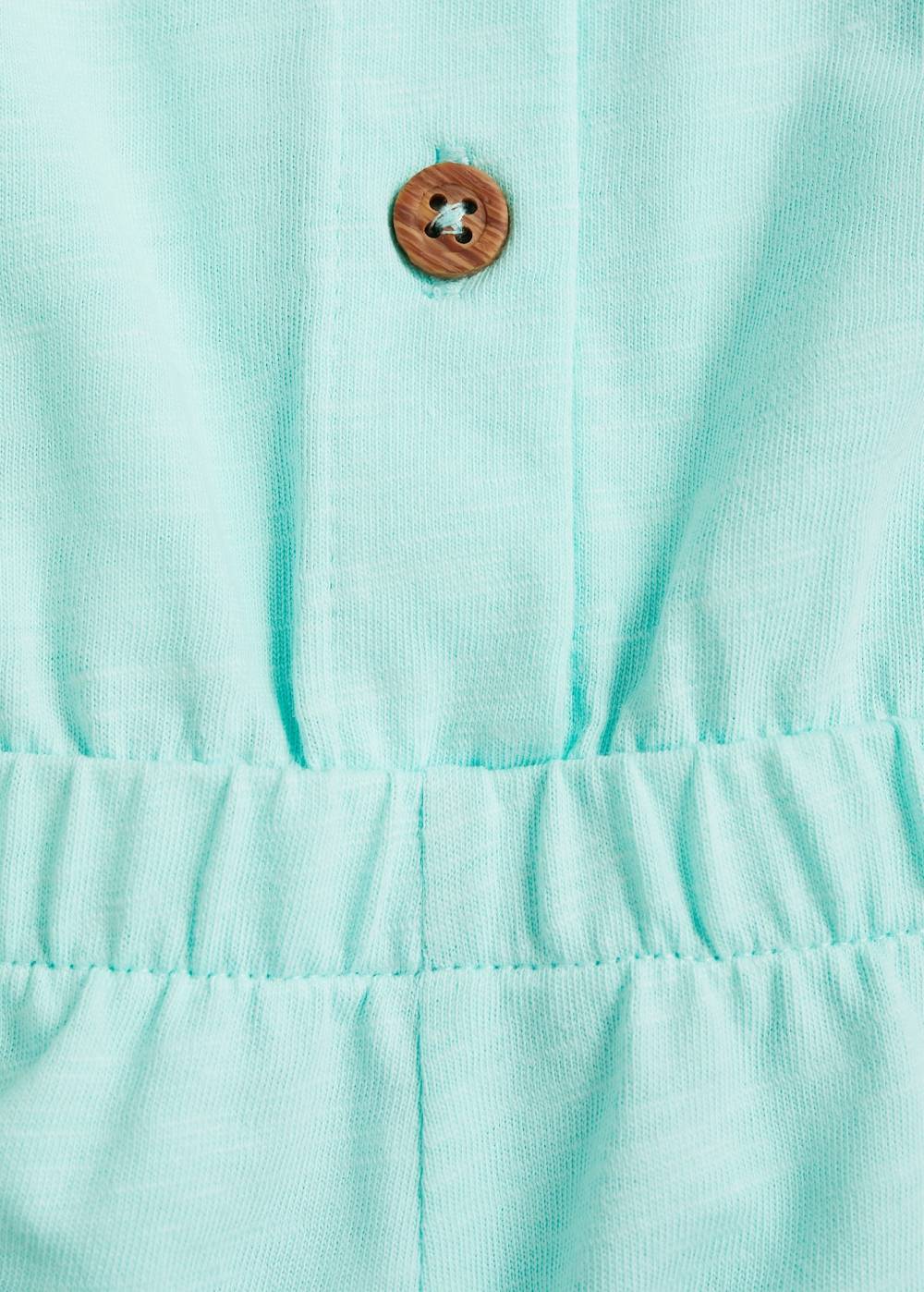Mango Kurzer Baumwoll-Jumpsuit Schlussverkauf