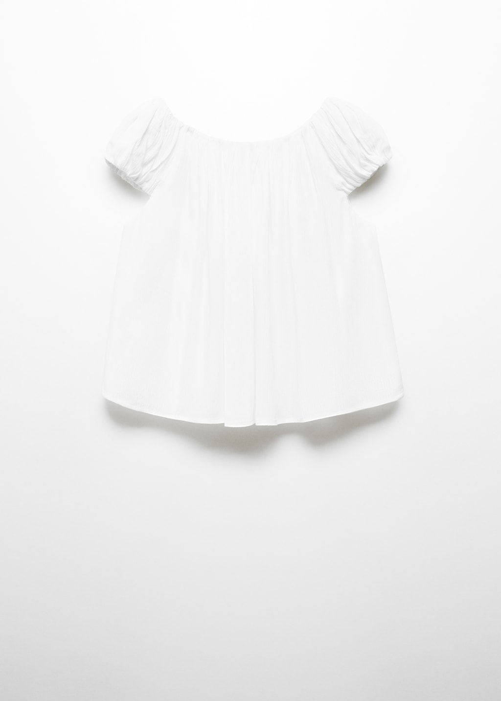 Mango Bluse mit gerafftem Detail Limitierter Zeitrabatt