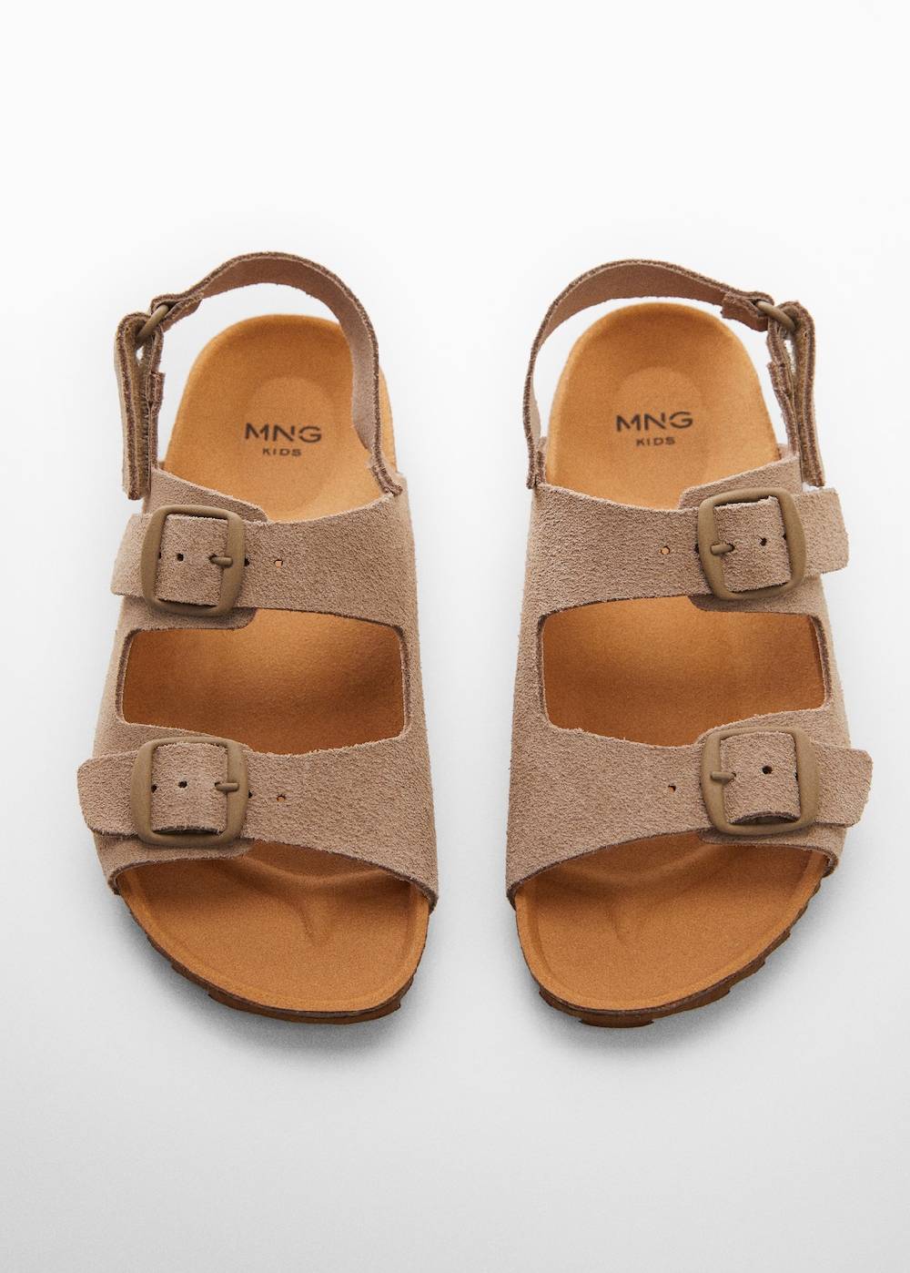 Mango Ledersandalen mit Schnallen Fabrikpreis