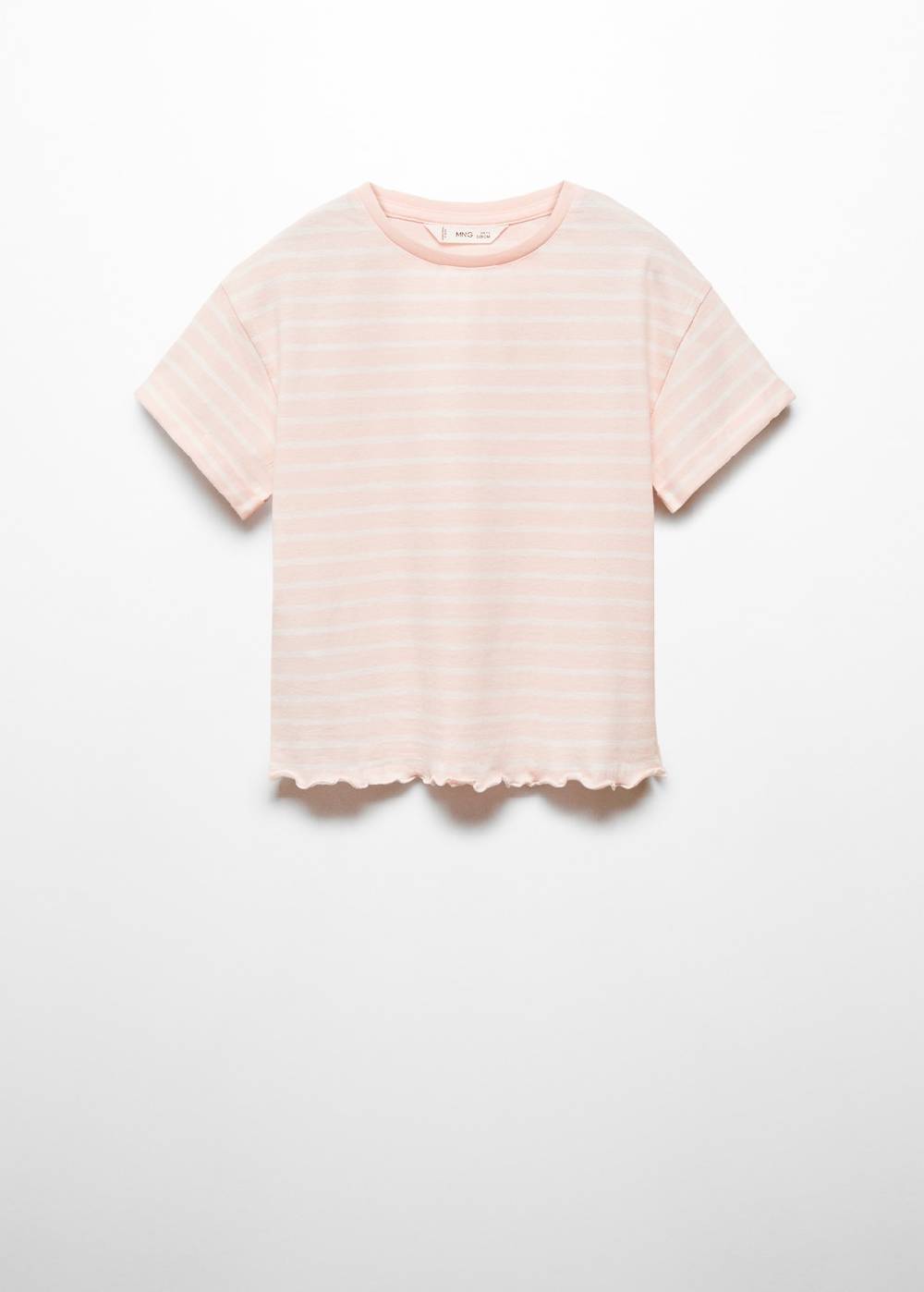 Mango Gestreiftes Baumwoll-Shirt Online Shopping