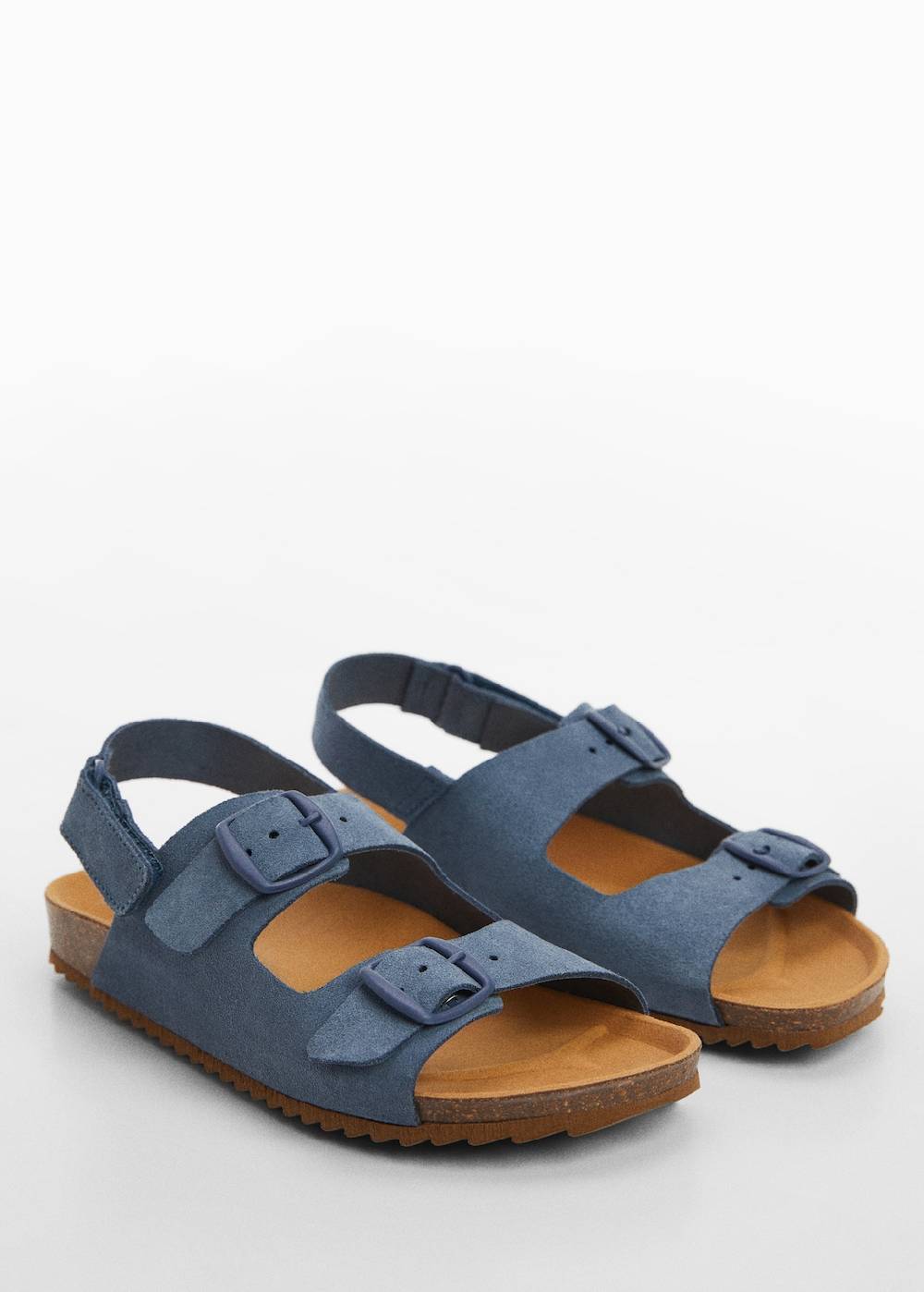 Mango Ledersandalen mit Schnallen Exklusivangebot