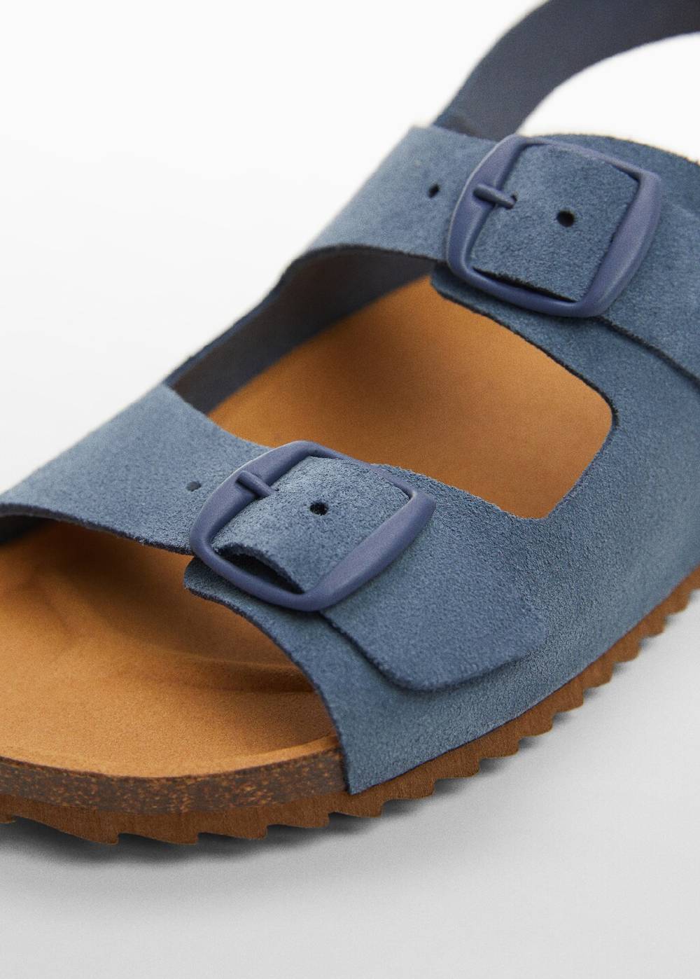 Mango Ledersandalen mit Schnallen Exklusivangebot