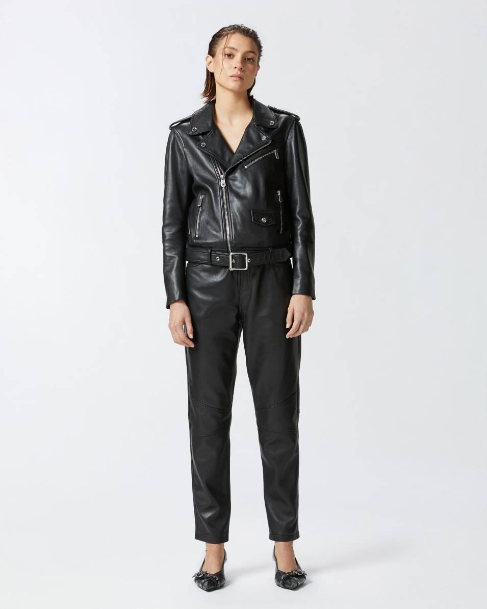 Pinko Bikerjacke aus weichem Nappaleder Verkauf