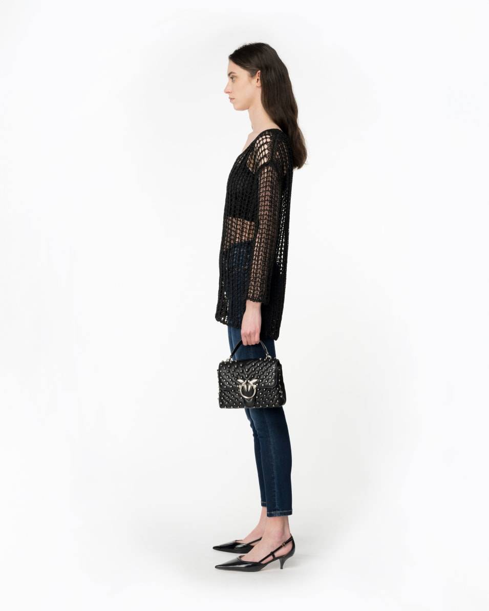 Pinko Skinny Jeans Stretch-Denim mit Stickerei auf der Rückseite Im Verkauf