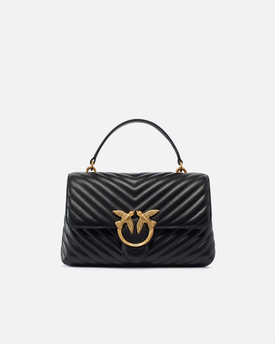 Pinko Classic Lady Love Bag Puff Fischgrat Sonderangebote
