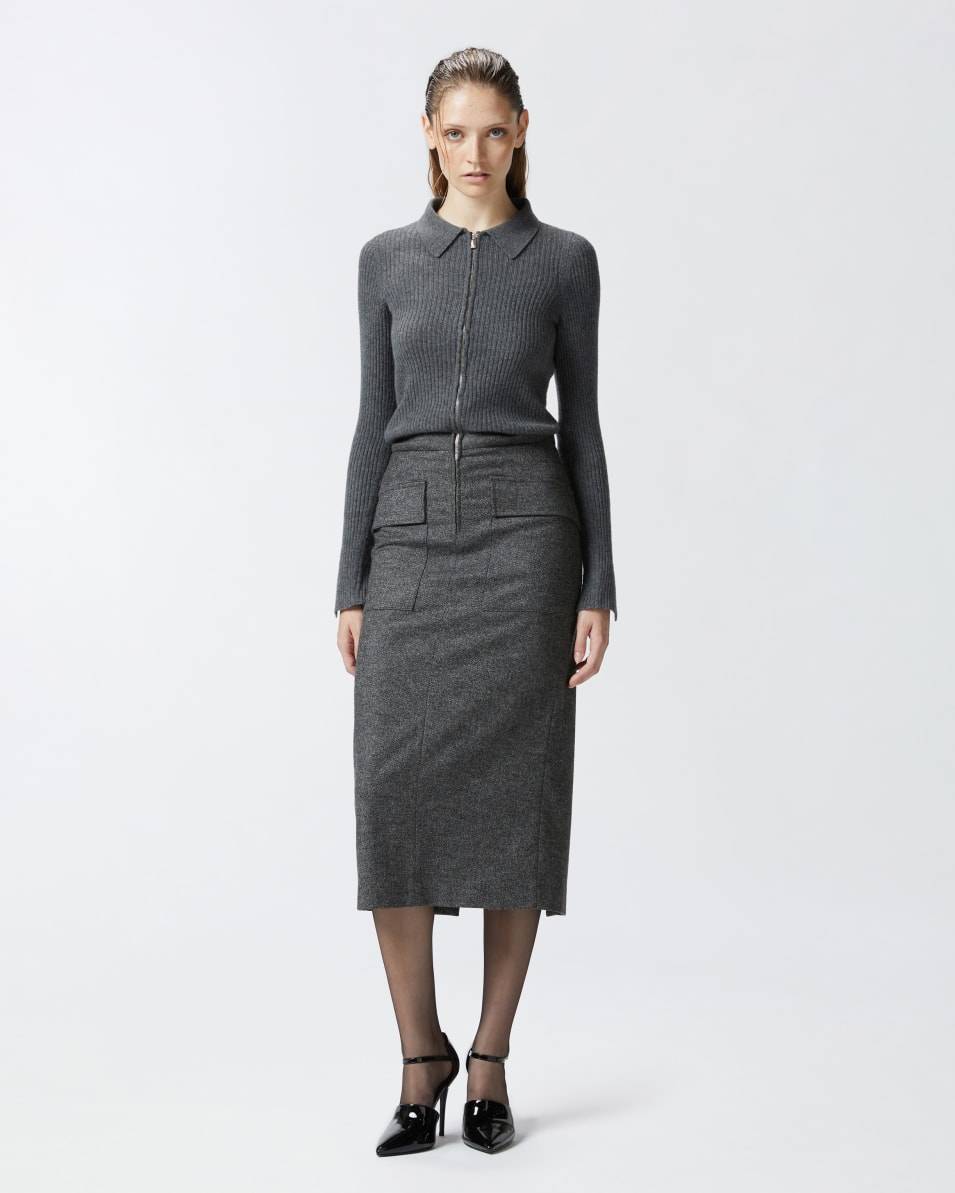 Pinko Strickkleid in zweiteiliger Optik Kostenloser Versand international