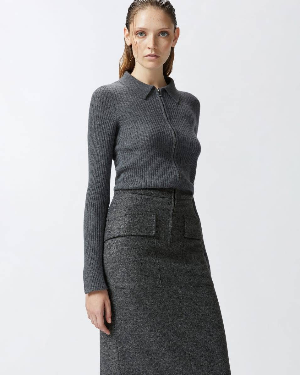 Pinko Strickkleid in zweiteiliger Optik Kostenloser Versand international