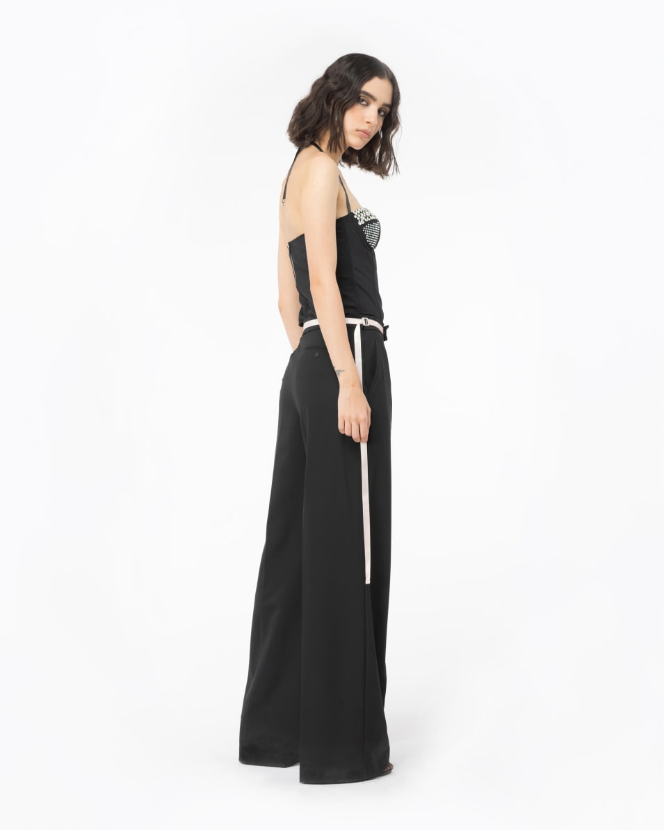 Pinko Bustier-Top mit Strass Reimagine PINKO by Patrick McDowell Kostenloser Versand