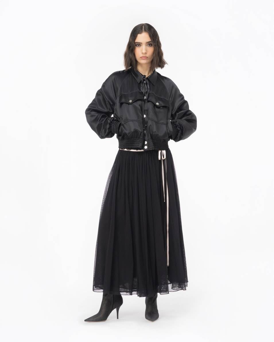 Pinko Bomberjacke aus Satin Reimagine PINKO by Patrick McDowell Versandkostenfrei