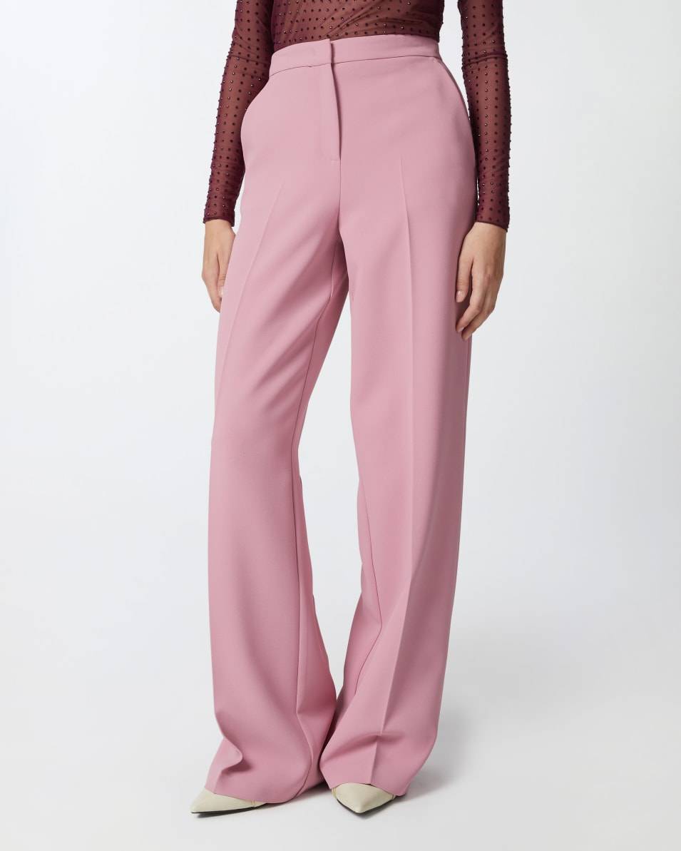 Pinko Elegante Palazzo-Hose aus Crêpe Clearance-Verkauf