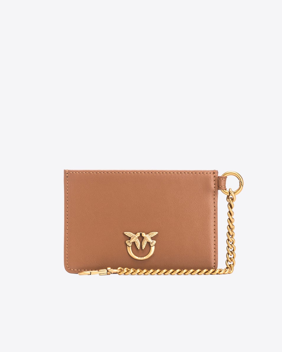 Pinko Kartenetui aus Leder mit Kettchen Tägliche Deals