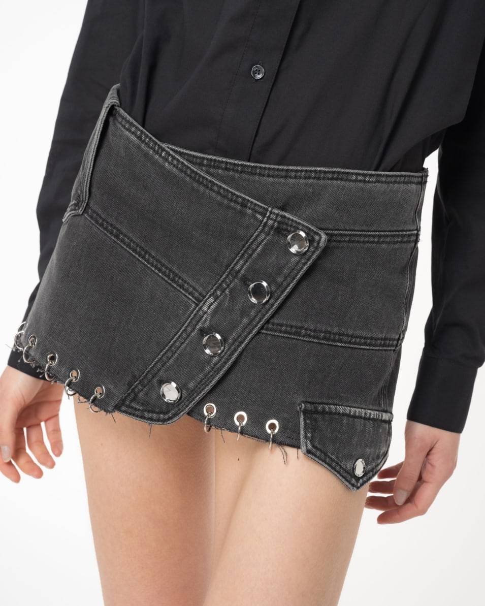 Pinko Musselin-Hemdbluse mit Fransen Begrenzte Freigabe