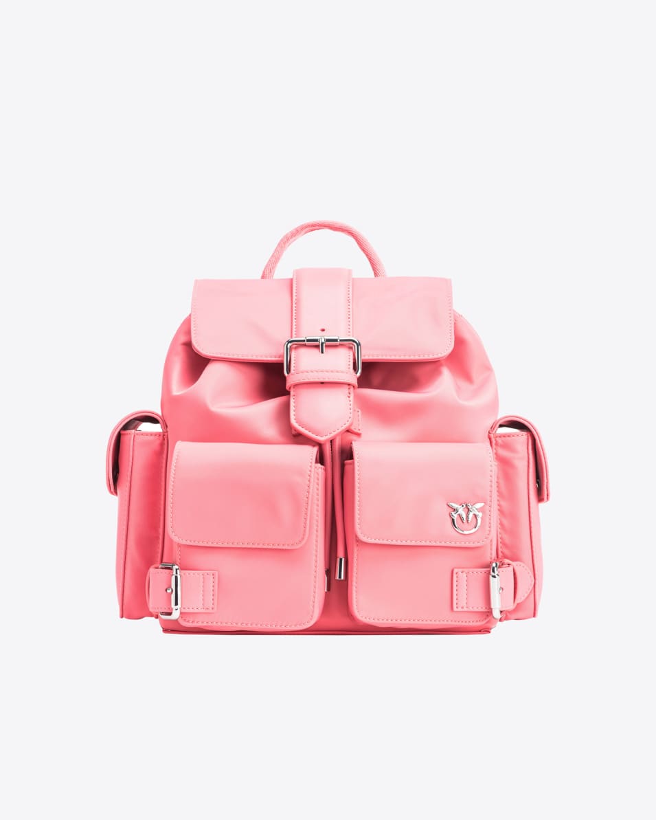 Pinko Multipocket-Rucksack aus recyceltem Stoff JETZT KAUFEN