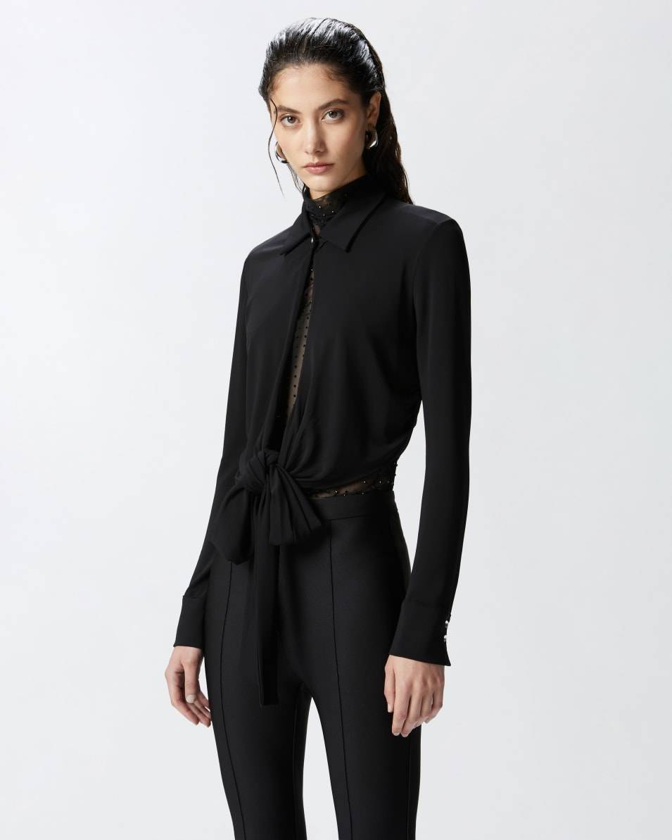 Pinko Kurze Bluse mit Kragen Hotsell