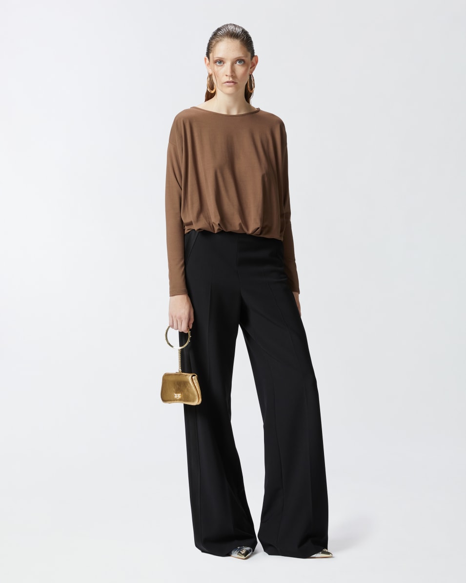 Pinko Pullover aus fließendem Jersey mit Drapierung Sonderangebot