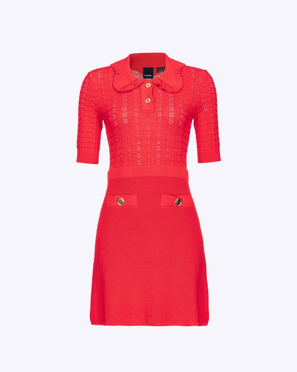 Pinko Minikleid aus Strick mit Fächermuster Zeitlich begrenztes Angebot