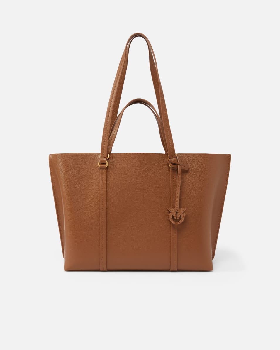 Pinko Großer Shopper aus gewalktem Leder Letzte 2 Tage