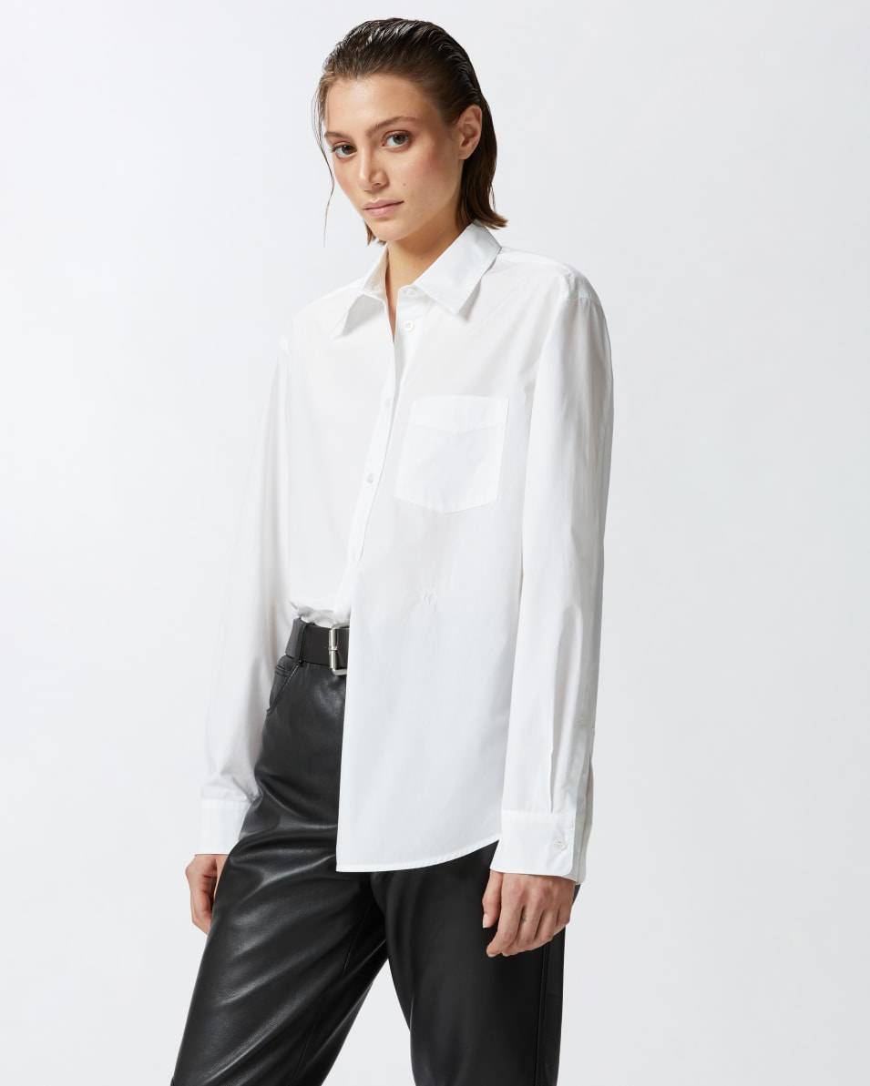 Pinko Klassische Popeline-Hemdbluse Black Friday Preise