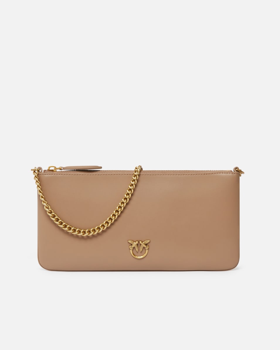 Pinko Horizontal Flat Bag aus Leder Outlet