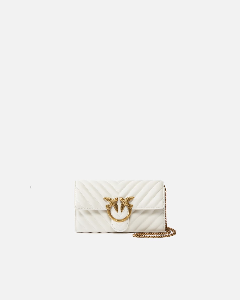 Pinko Geldbörse Love Bag One Wallet Fischgrat Cyber Monday