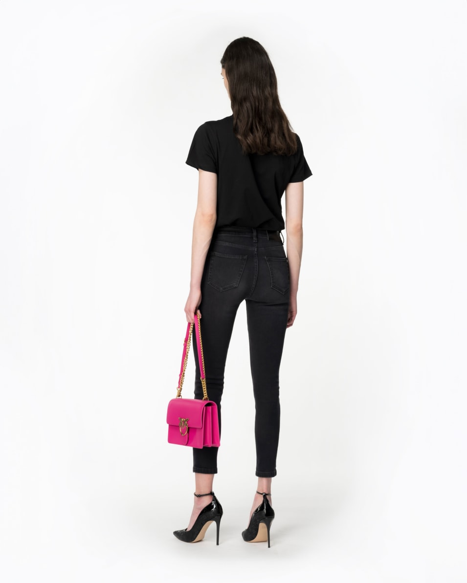 Pinko Skinny-Jeans aus schwarzem Stretch-Denim Bis zu 55% Rabatt
