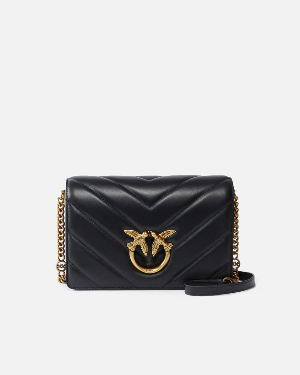 Pinko Classic Love Bag Click Big Chevron Fabrikverkauf