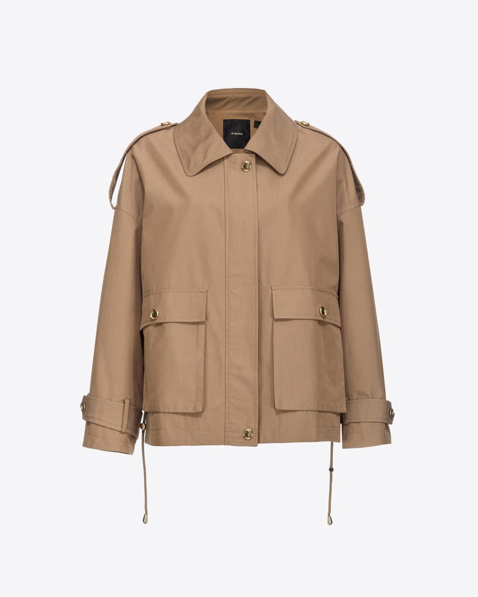 Pinko Parka aus Gabardine Kostenlose Rückgabe