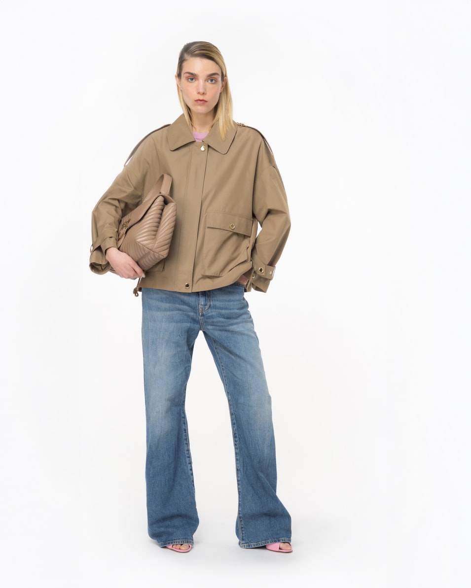 Pinko Parka aus Gabardine Kostenlose Rückgabe