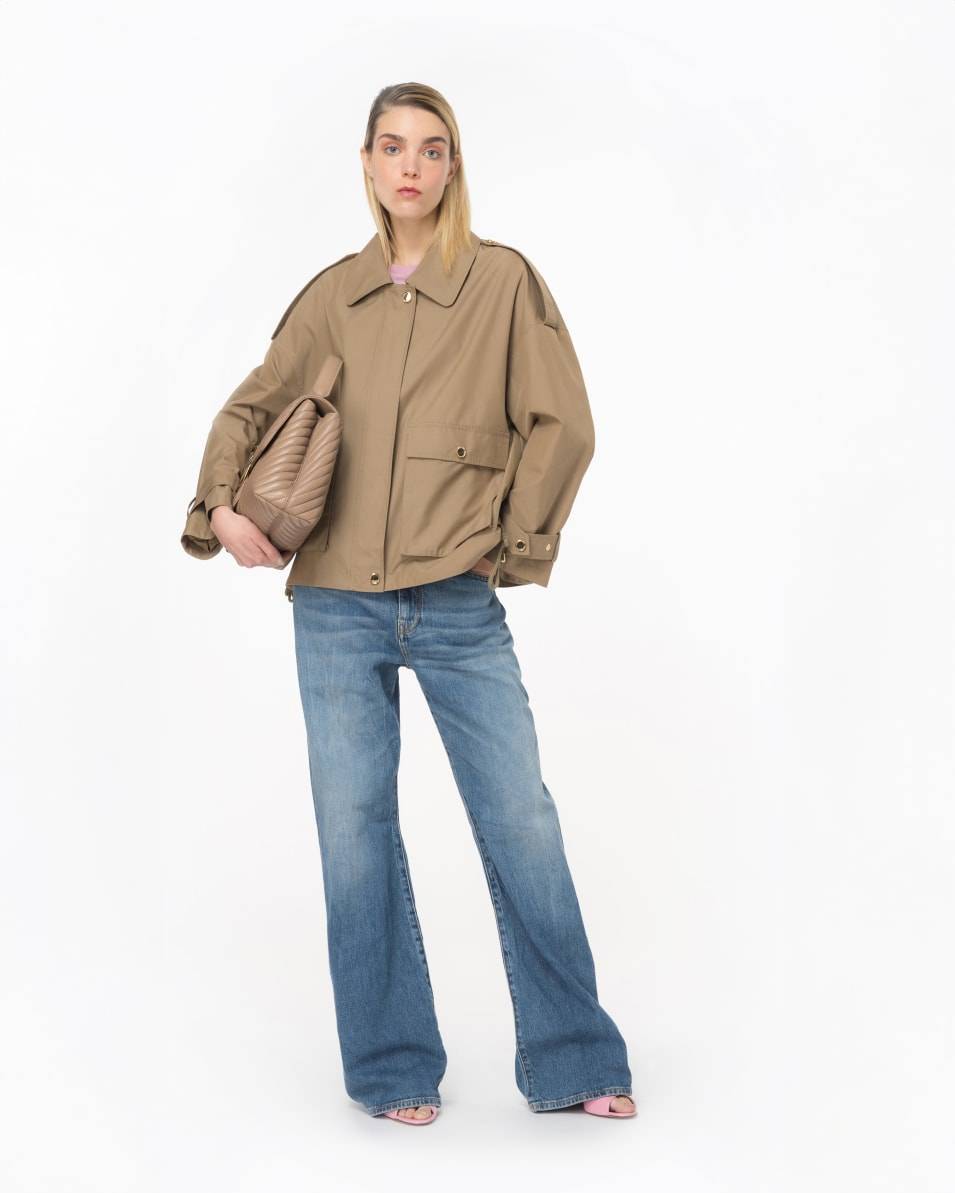 Pinko Parka aus Gabardine Kostenlose Rückgabe