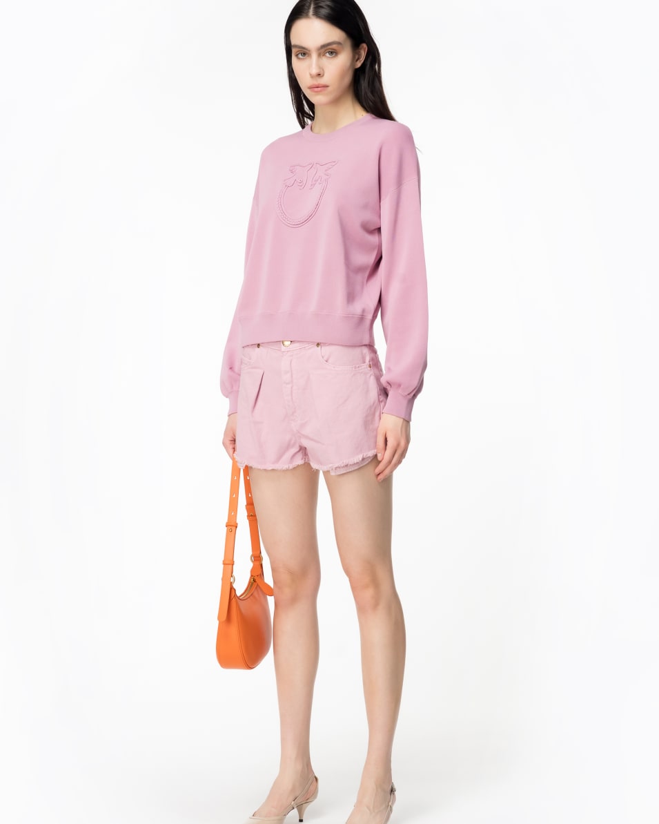 Pinko Pullover Applikation Love Birds Begrenzte Freigabe
