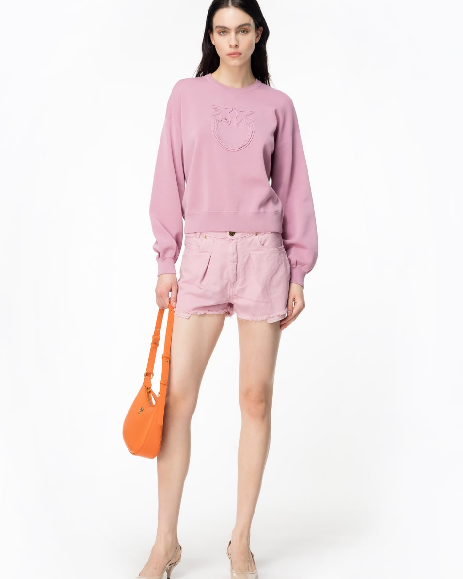 Pinko Pullover Applikation Love Birds Begrenzte Freigabe