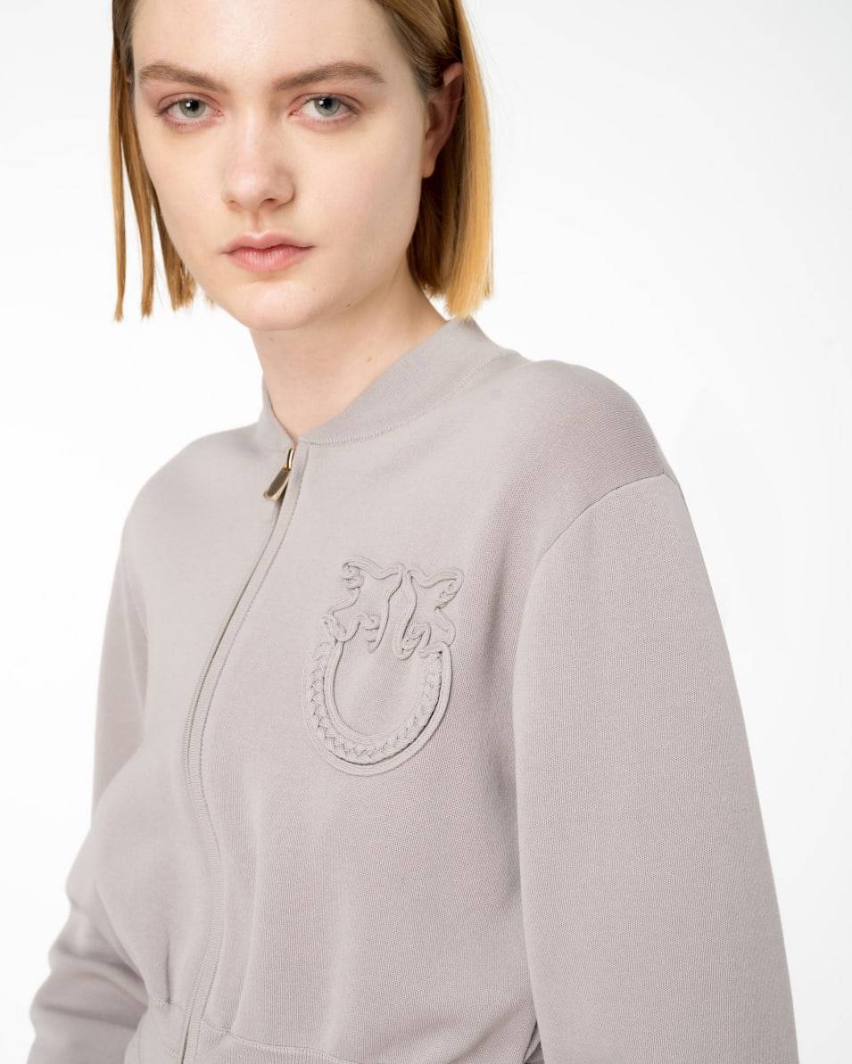 Pinko Kurze Sweatjacke im Bomberstil Letzter Tag