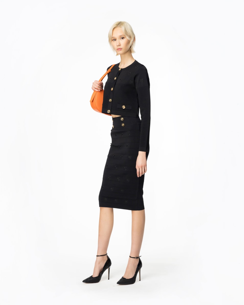 Pinko Longuette-Rock Love Birds-Jacquard Sonderangebote