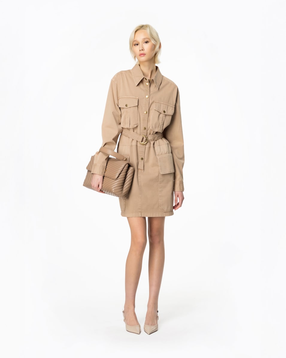 Pinko Utility-Kleid Old Wash Super Sparpreis