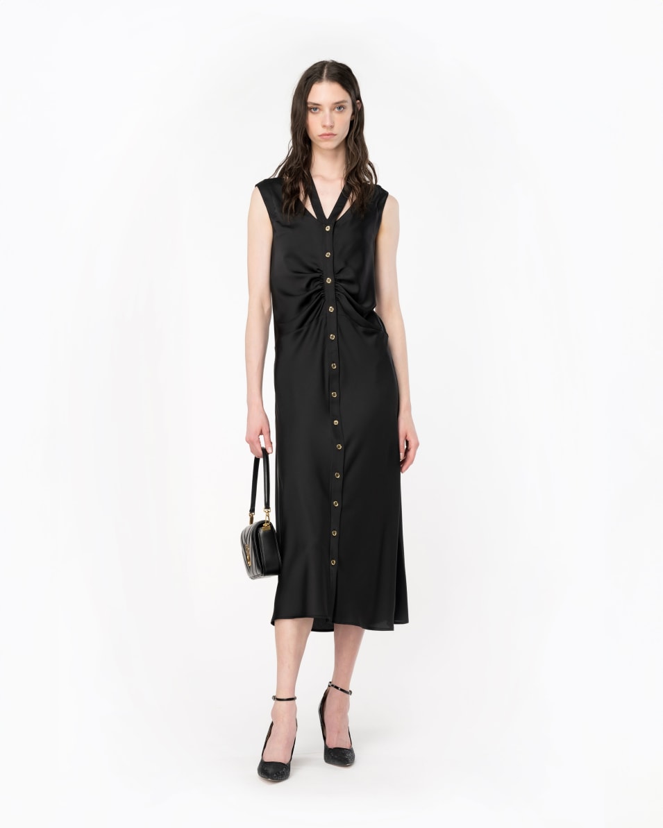 Pinko Midikleid aus mattem Satin Wochenangebot