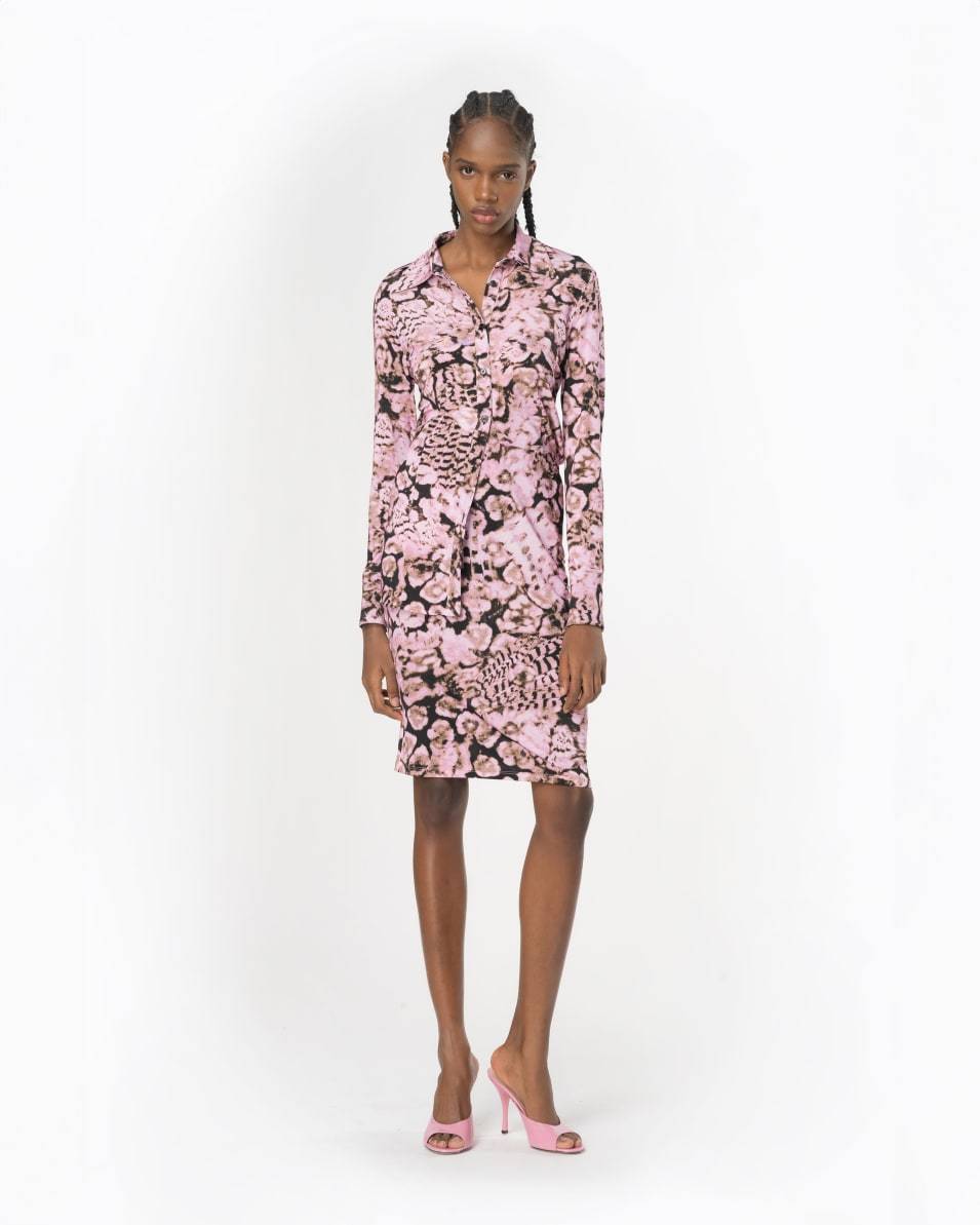 Pinko Longuette-Rock Print Coral Scanner JETZT KAUFEN