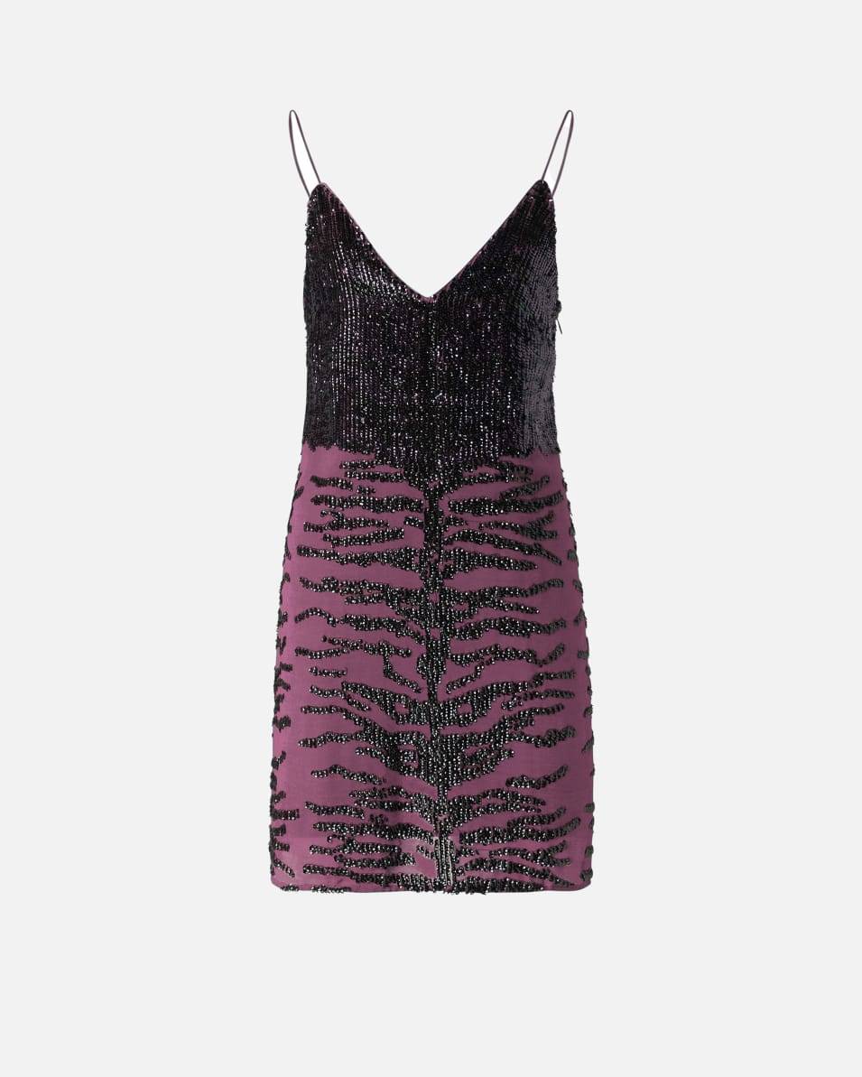 Pinko Minikleid mit Pailletten-Zebramuster Cyber Monday