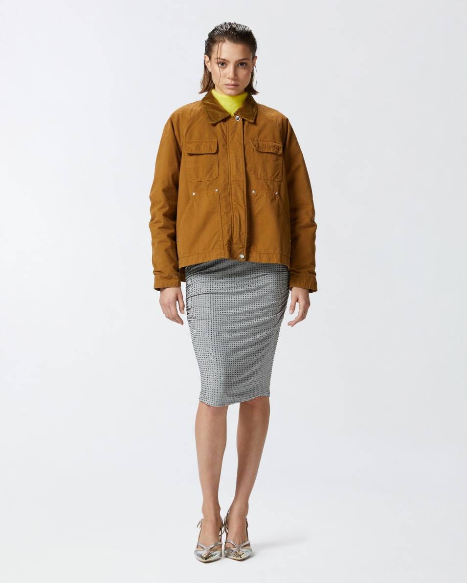 Pinko Cabanjacke mit Cordkragen Tiefpreis