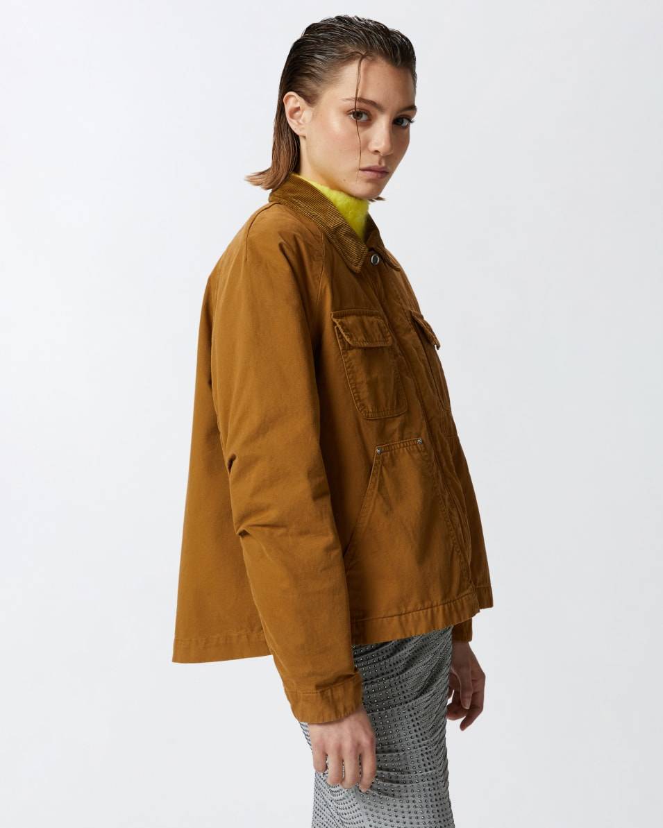 Pinko Cabanjacke mit Cordkragen Tiefpreis