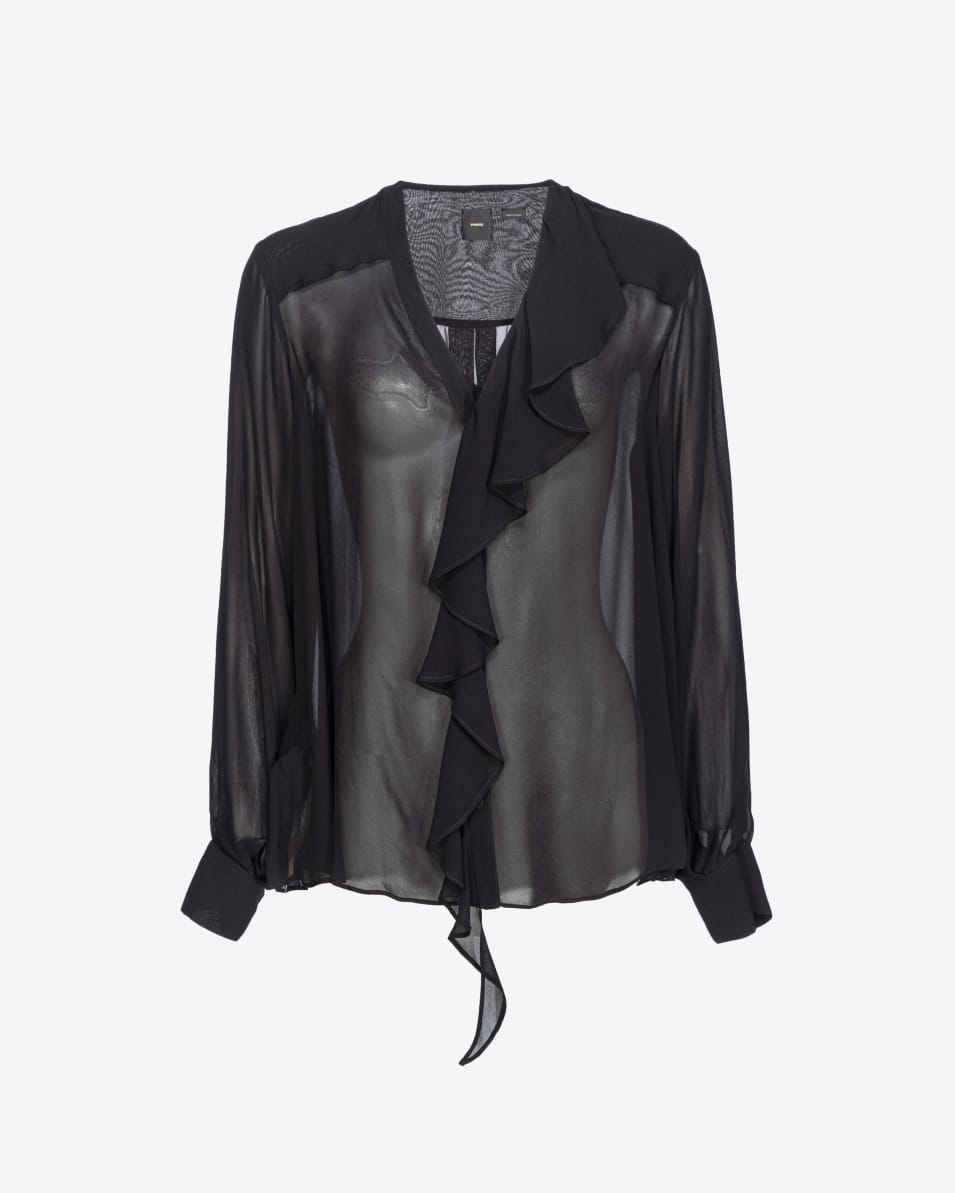 Pinko Bluse mit Volant Clearance-Verkauf