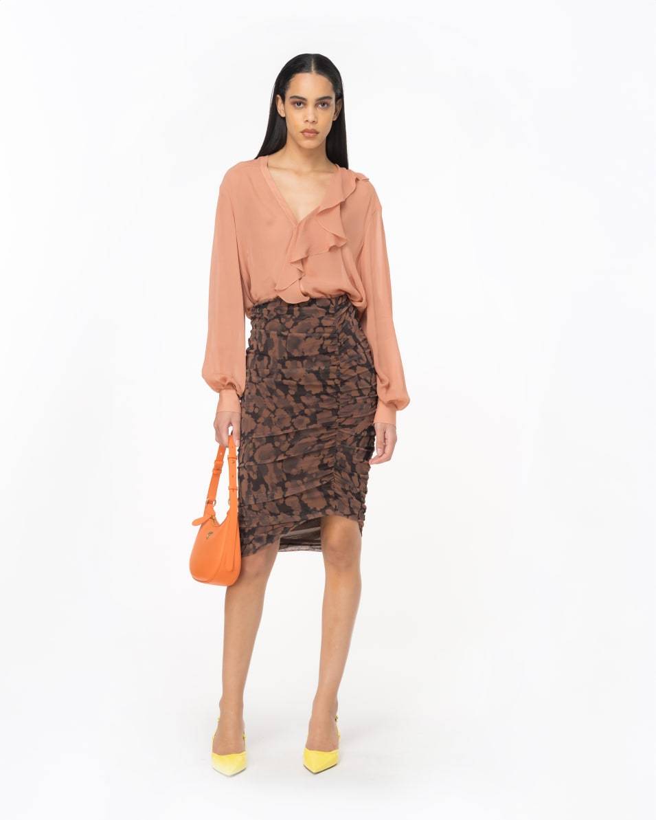 Pinko Bluse mit Volant Fabrikladen