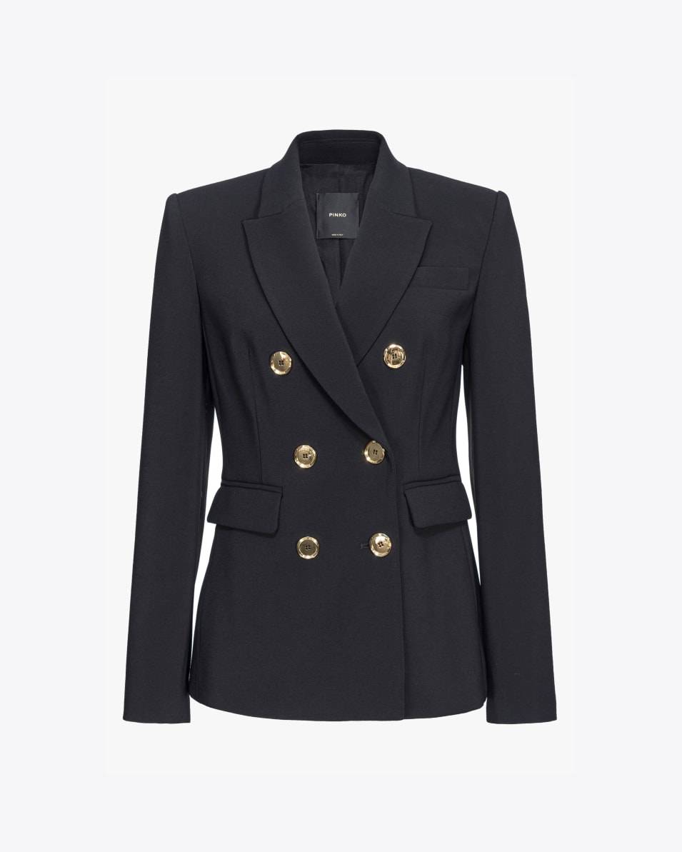 Pinko Zweireihiger Blazer mit Metallknöpfen Speichern exportieren