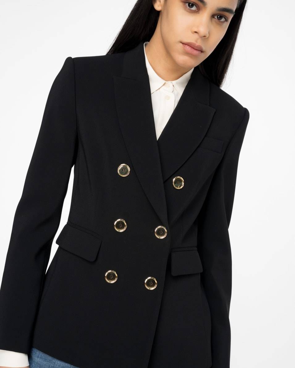 Pinko Zweireihiger Blazer mit Metallknöpfen Speichern exportieren