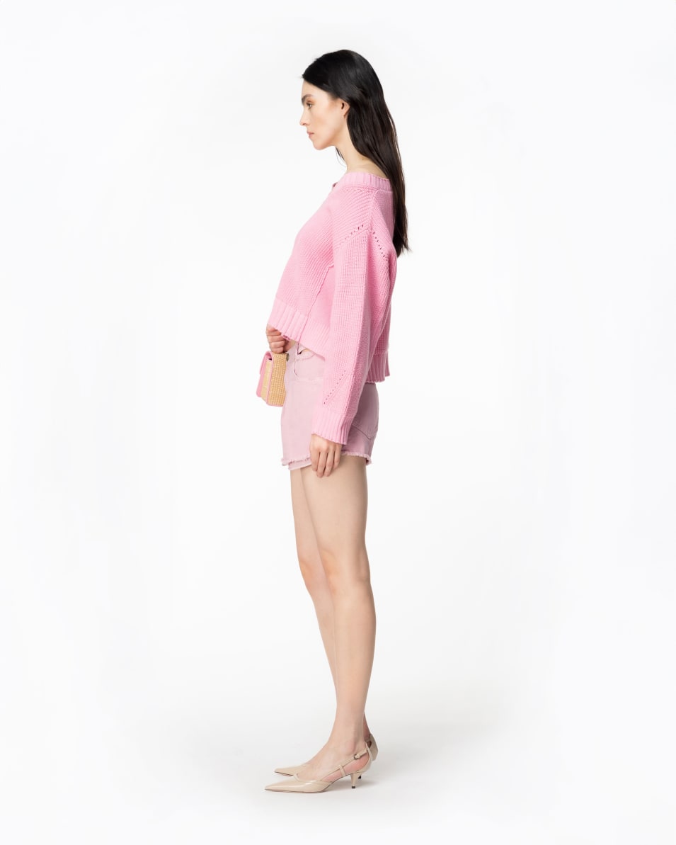 Pinko Shorts aus Baumwoll-Bull im Angebot